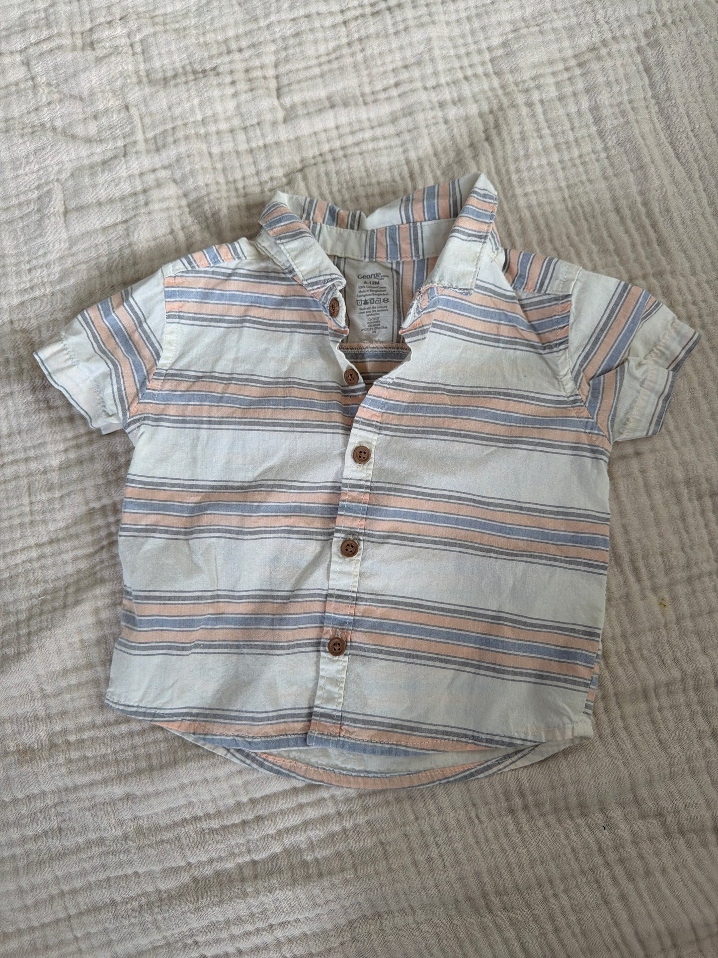 Chemise George 6-12 mois