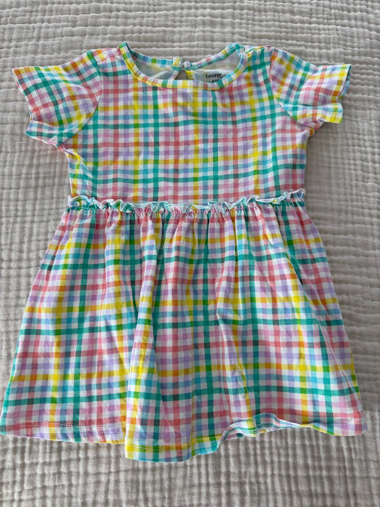 Robe george 6-12 mois