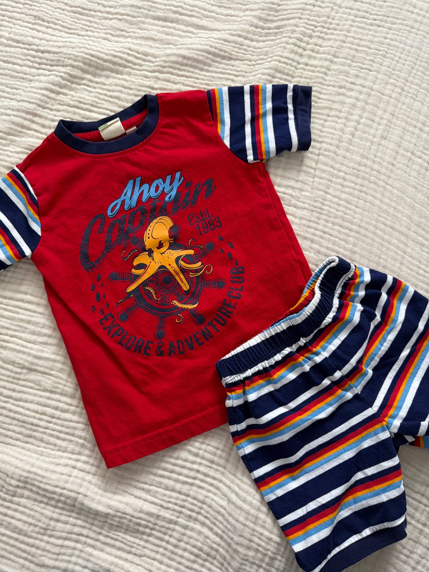 Pyjama court zone choc 2 ans