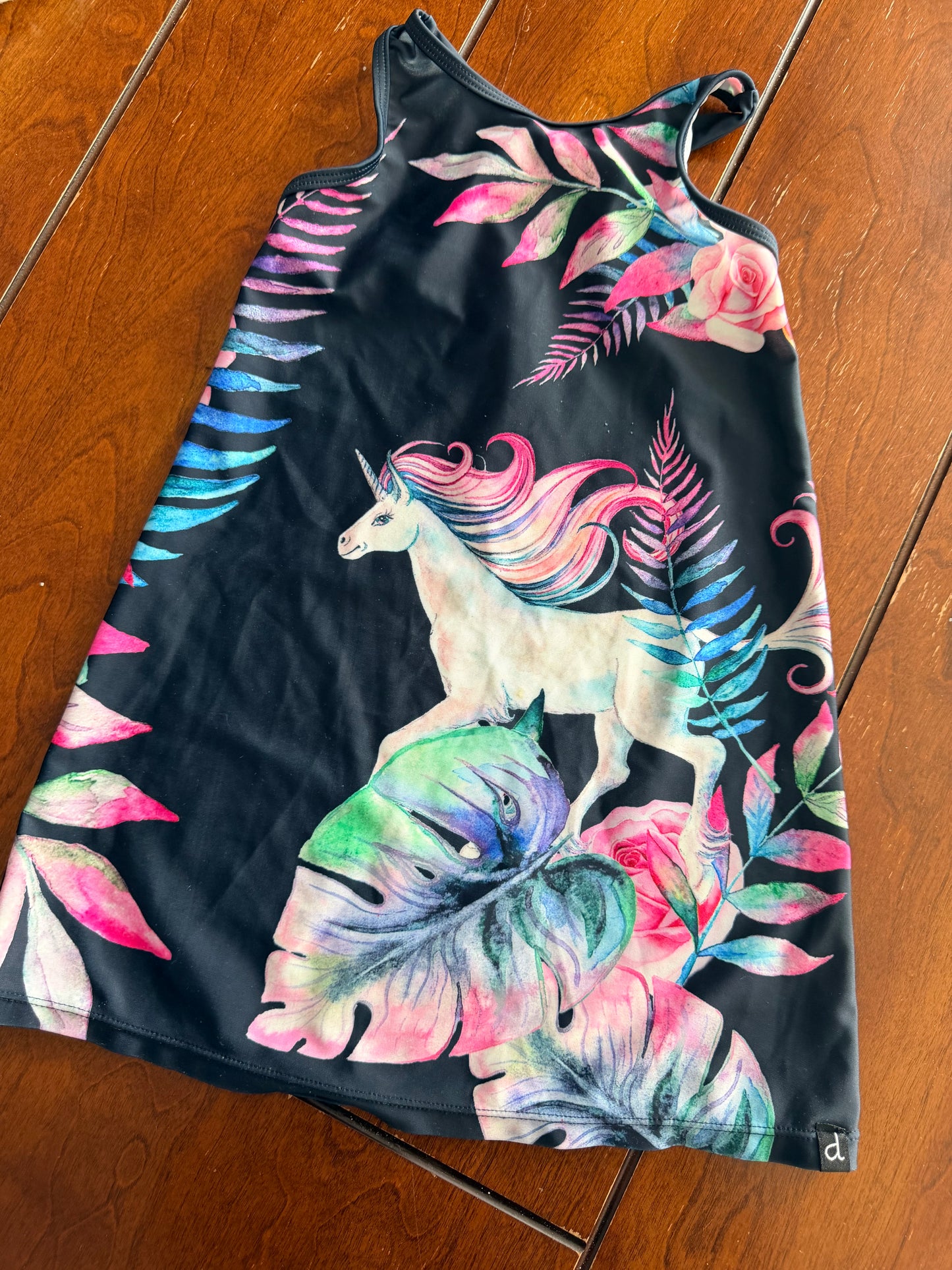 Robe maillot de bain deux par deux 3-4 ans