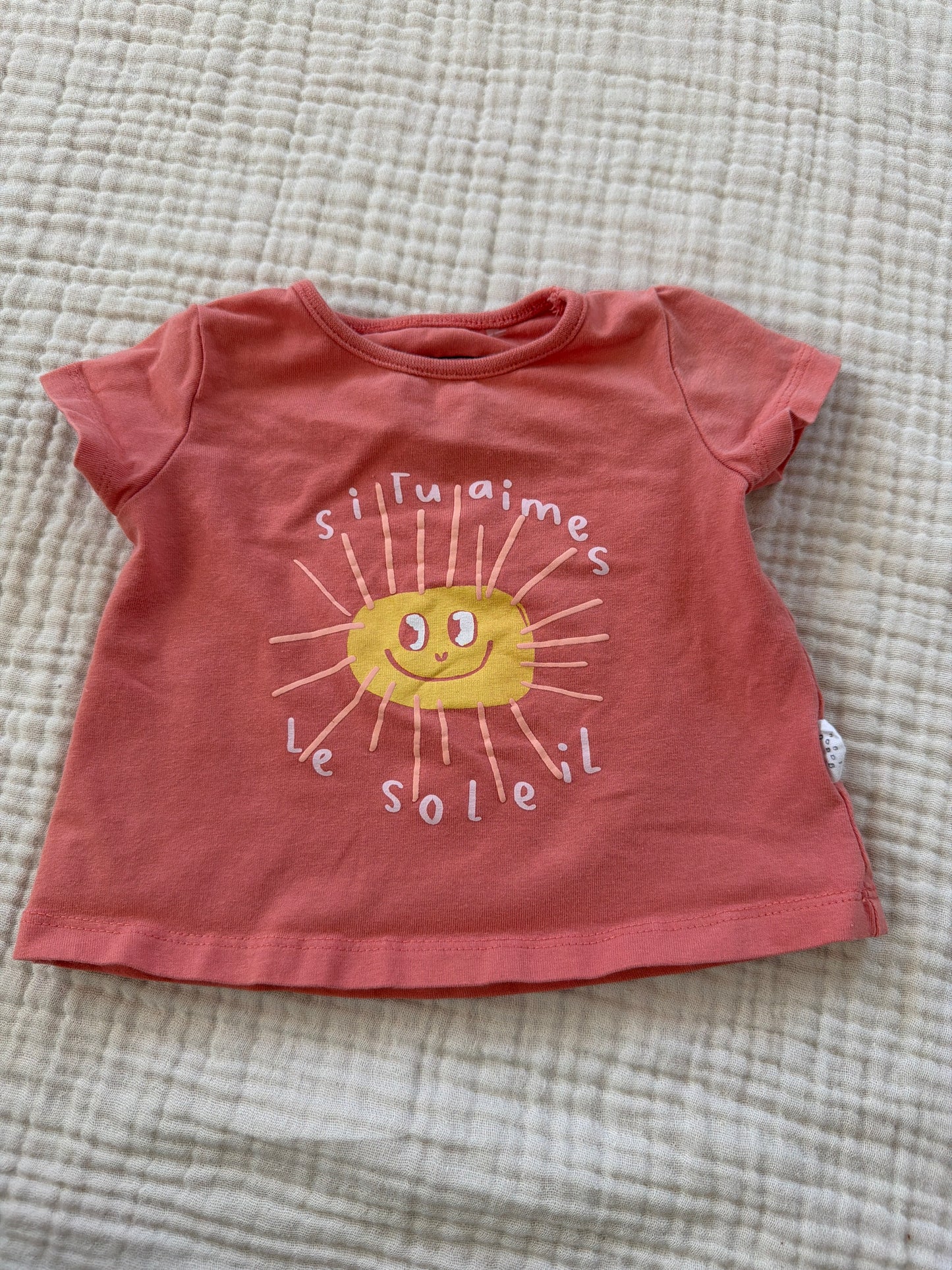 T-Shirt gagou tagou 3 mois