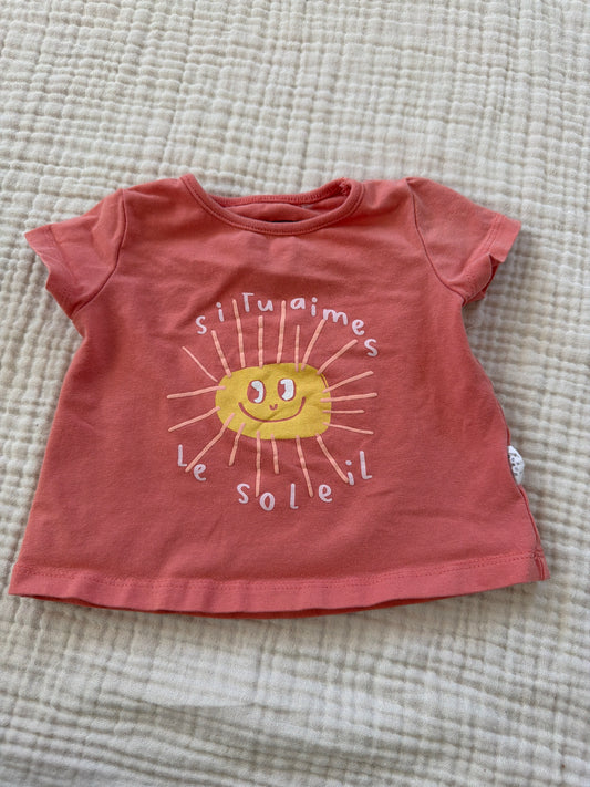 T-Shirt gagou tagou 3 mois