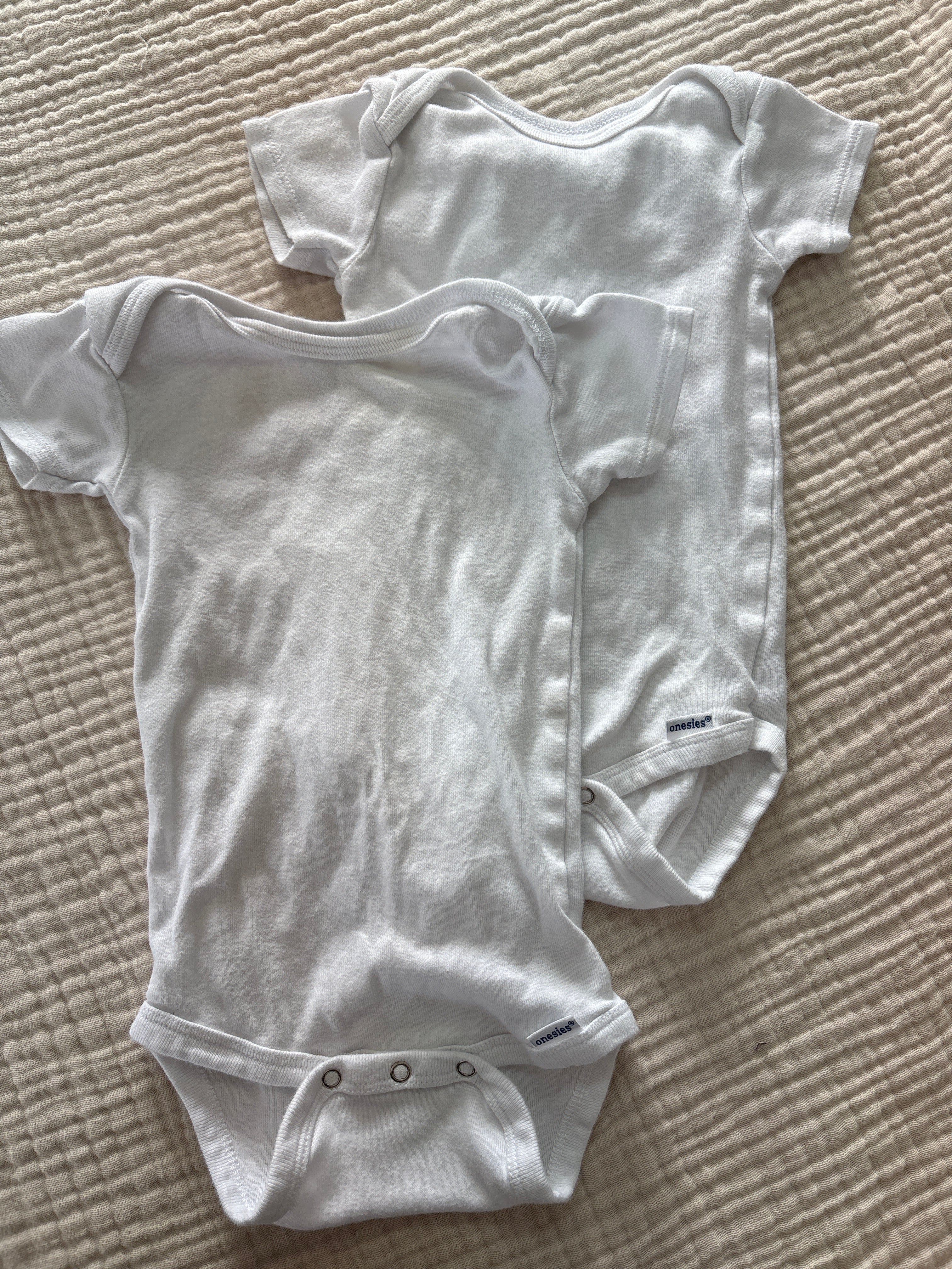 Lot Cache couche blanc gerber 18 mois