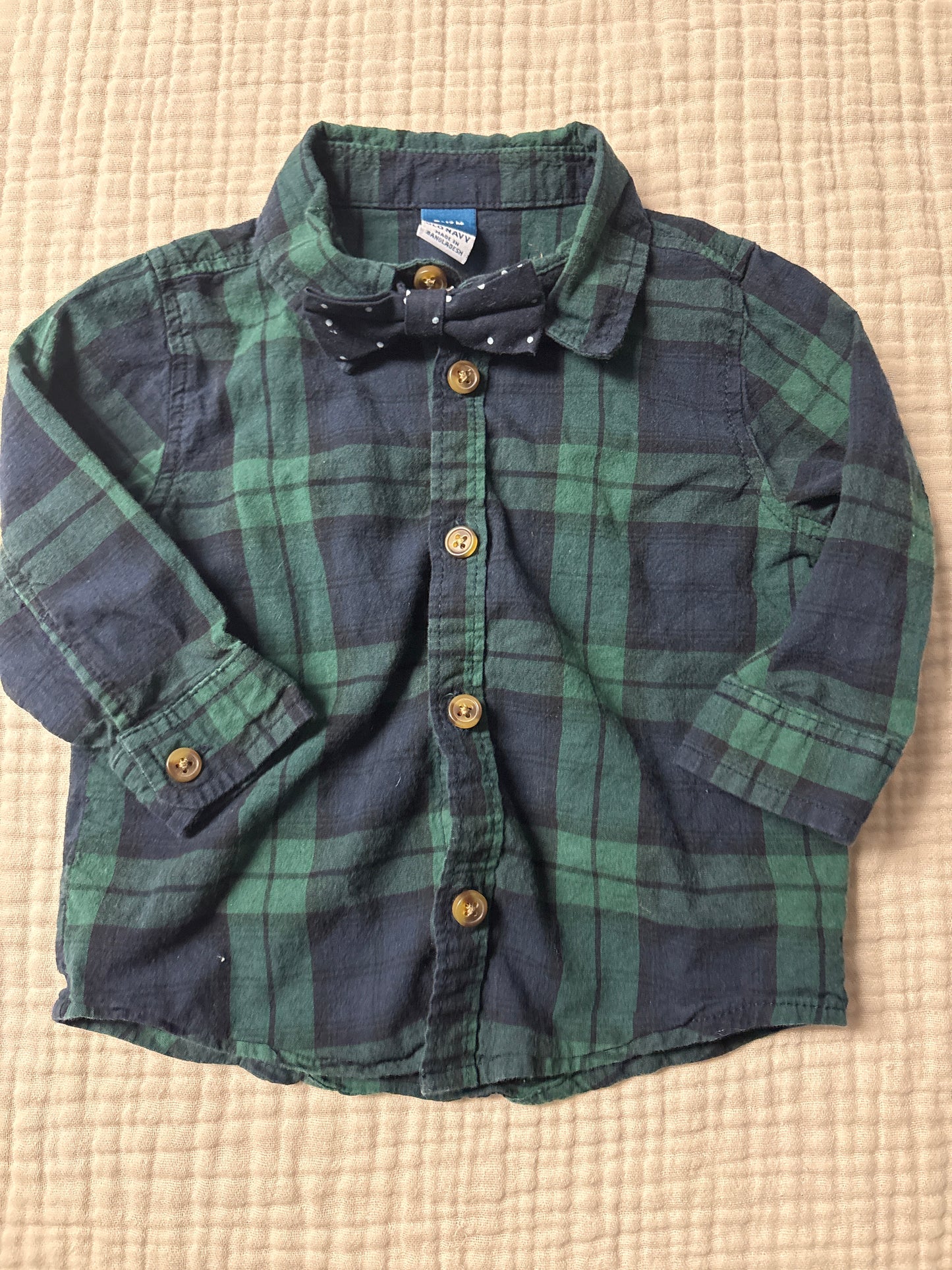 Chemise avec noeud Old Navy 6-12 mois