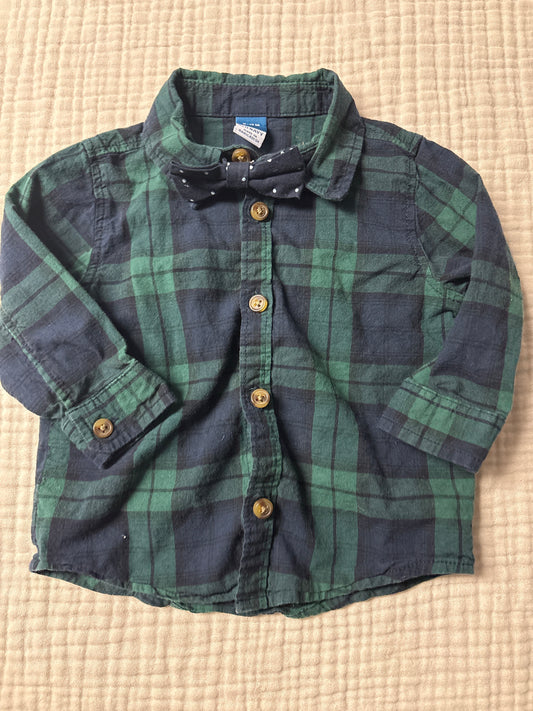 Chemise avec noeud Old Navy 6-12 mois