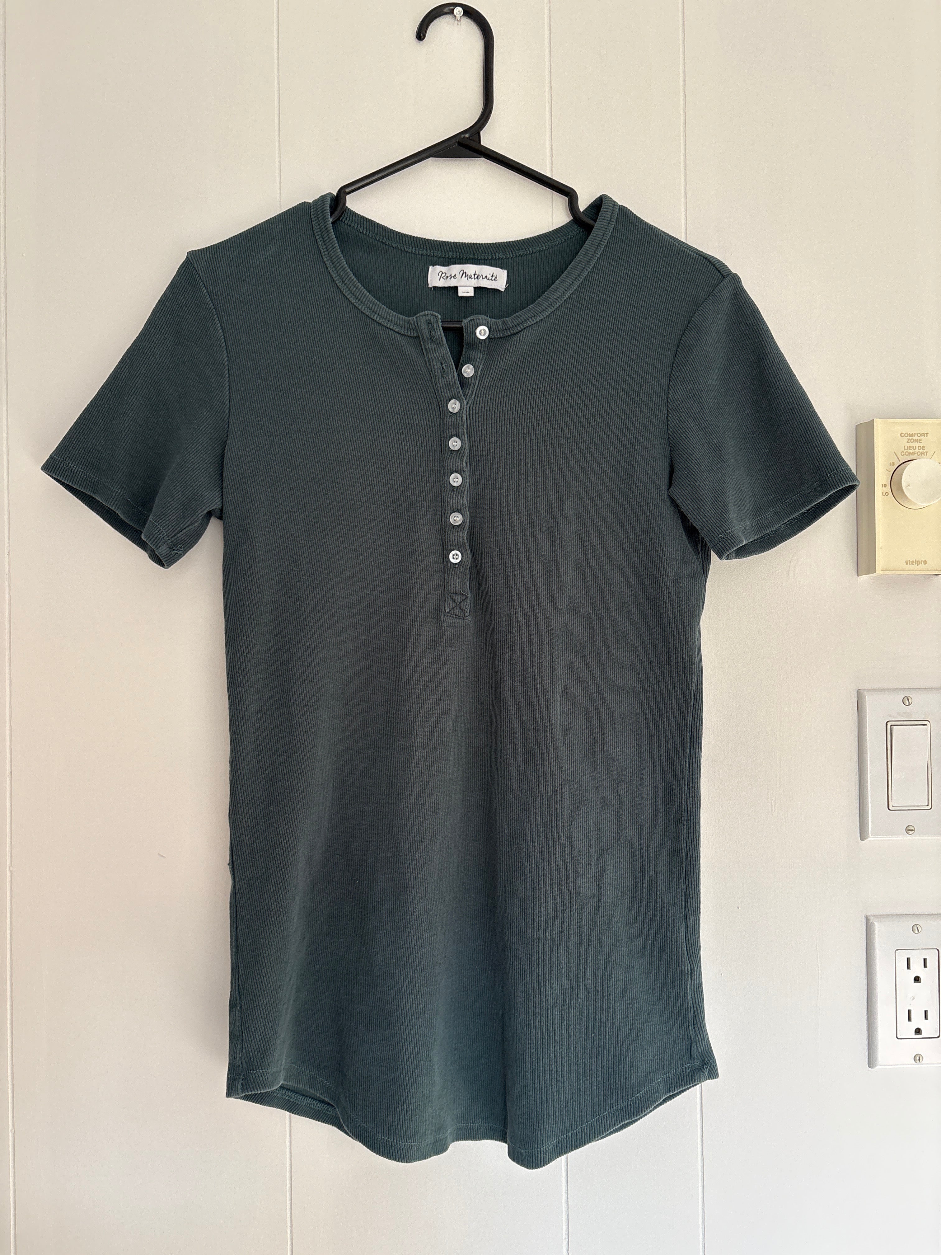 T-Shirt rose maternité x-small