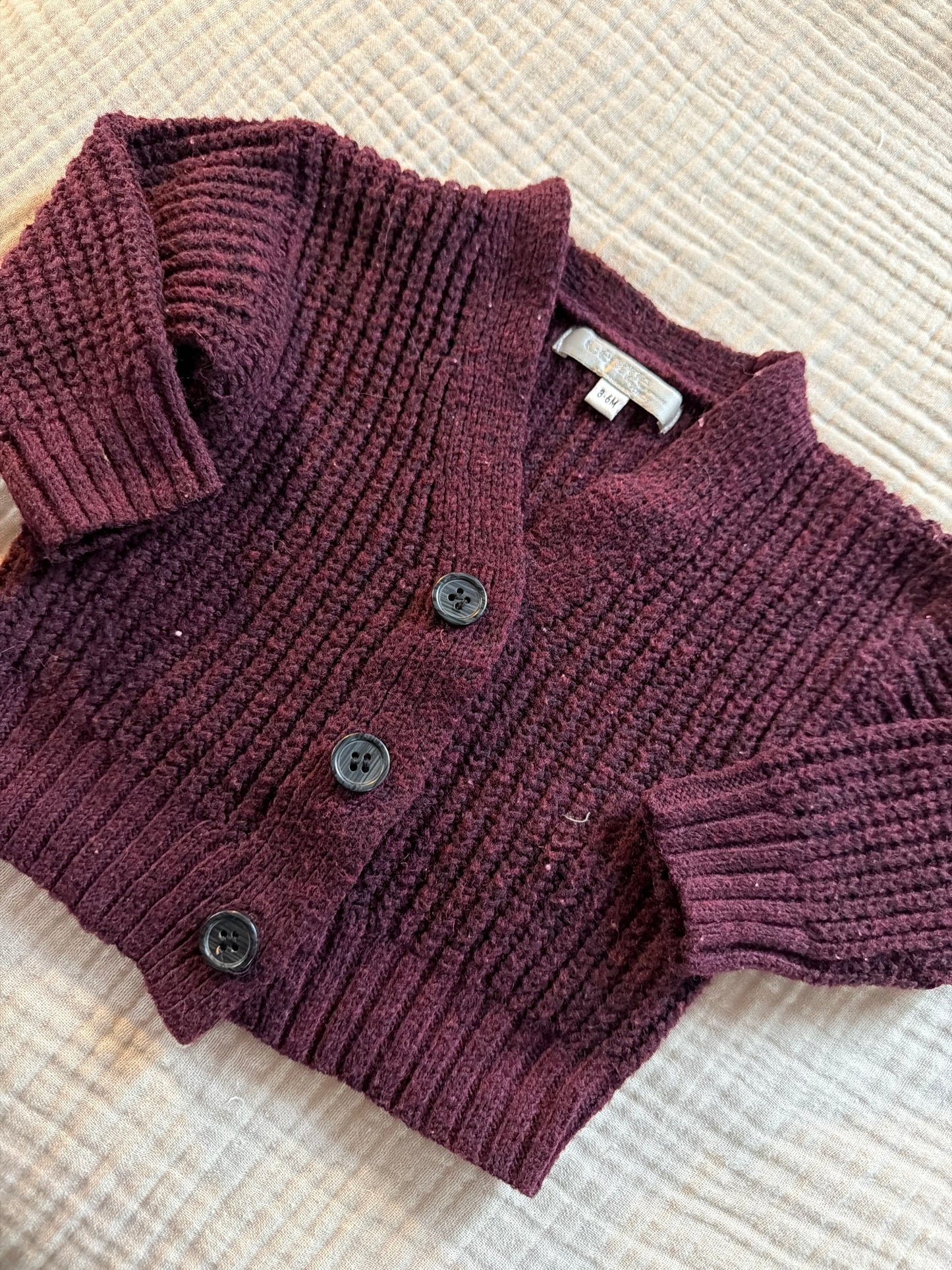 Cardigan George 3-6 mois