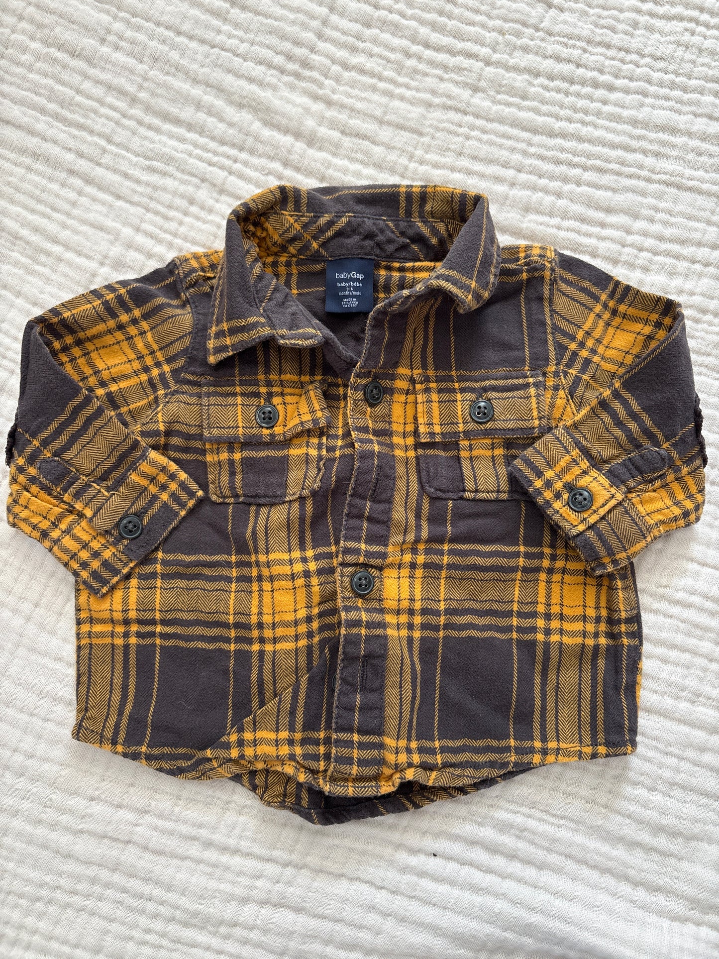 Chemise baby gap 3-6 mois