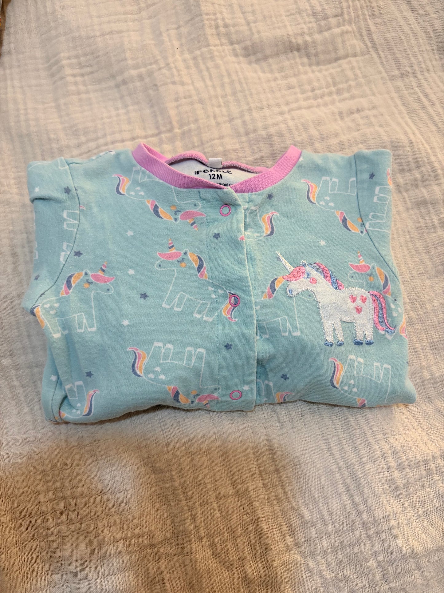 Pyjama Pekkle boutons 12 mois