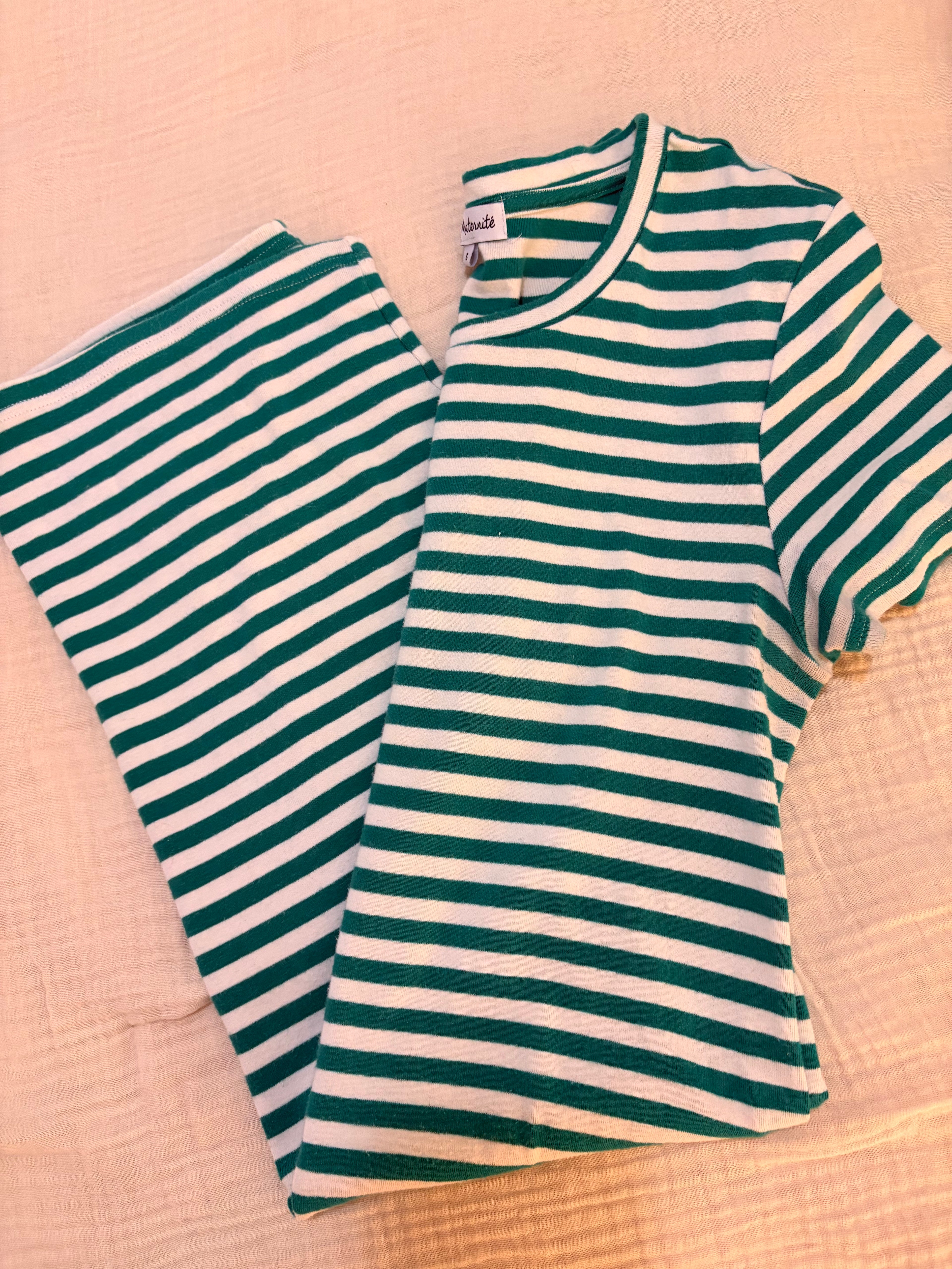 Robe rose maternité Small