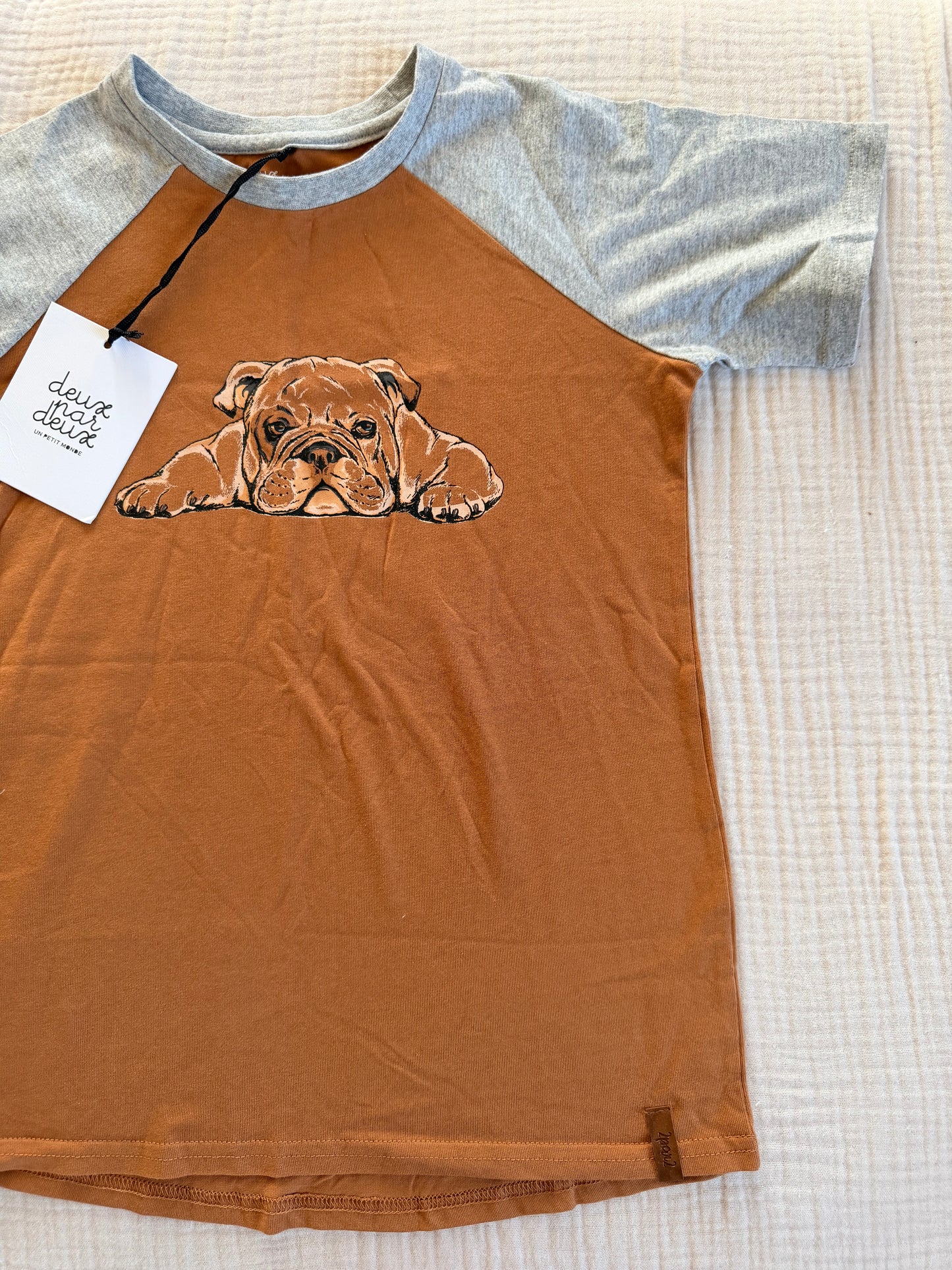 T-Shirt deux par deux 7 ans NEUF