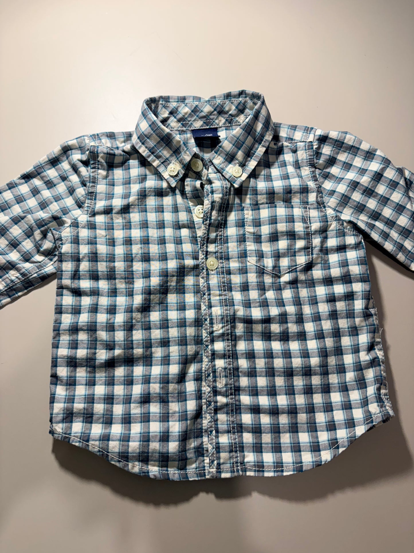 Chemise baby gap 6-12 mois