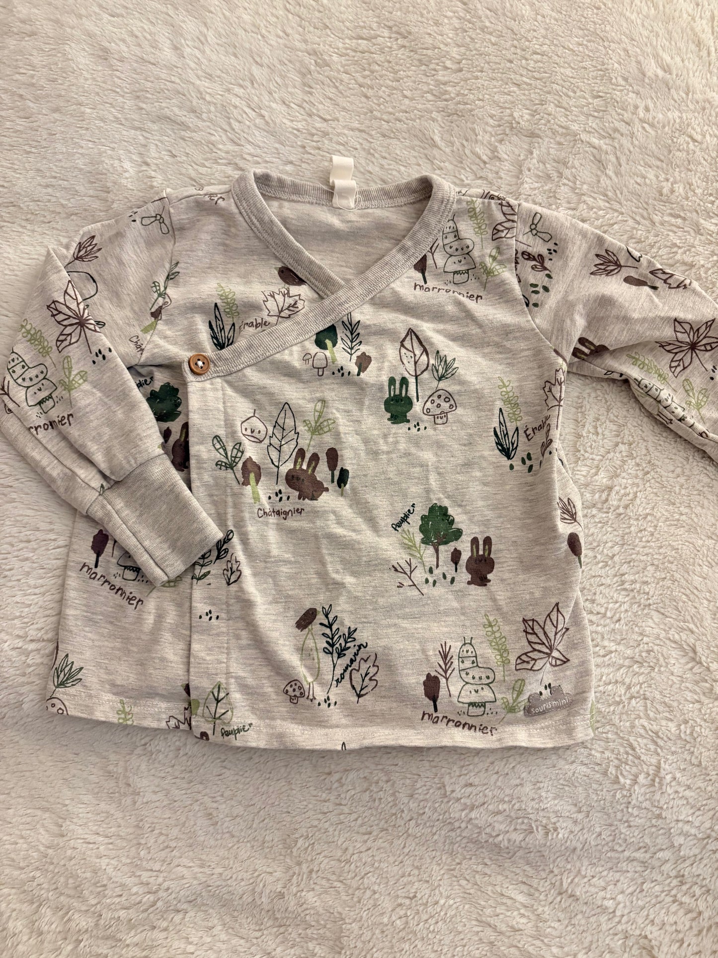 Cardigan Souris Mini 6-9 mois