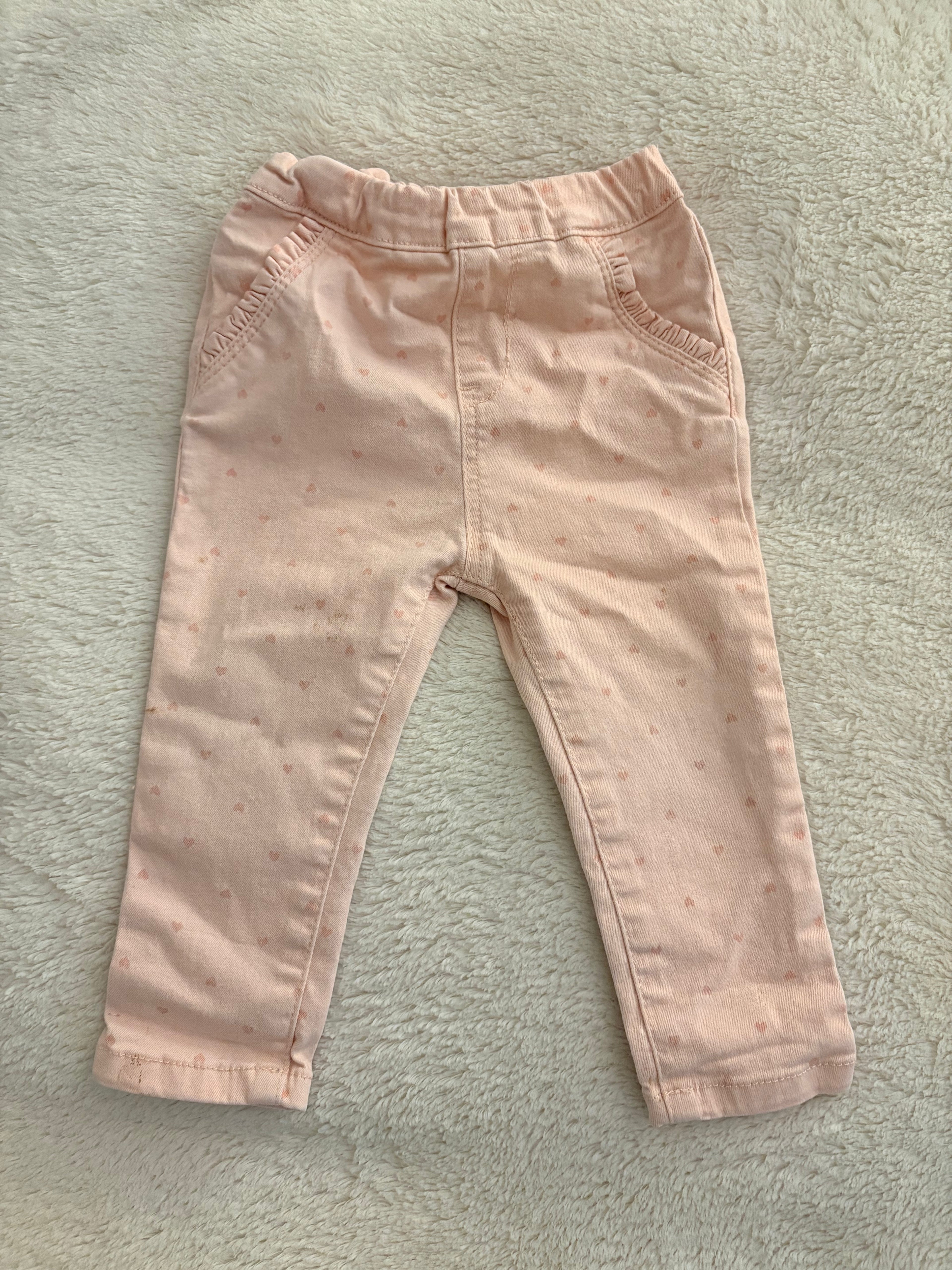 Pantalon style jeans 9-12 mois H&M