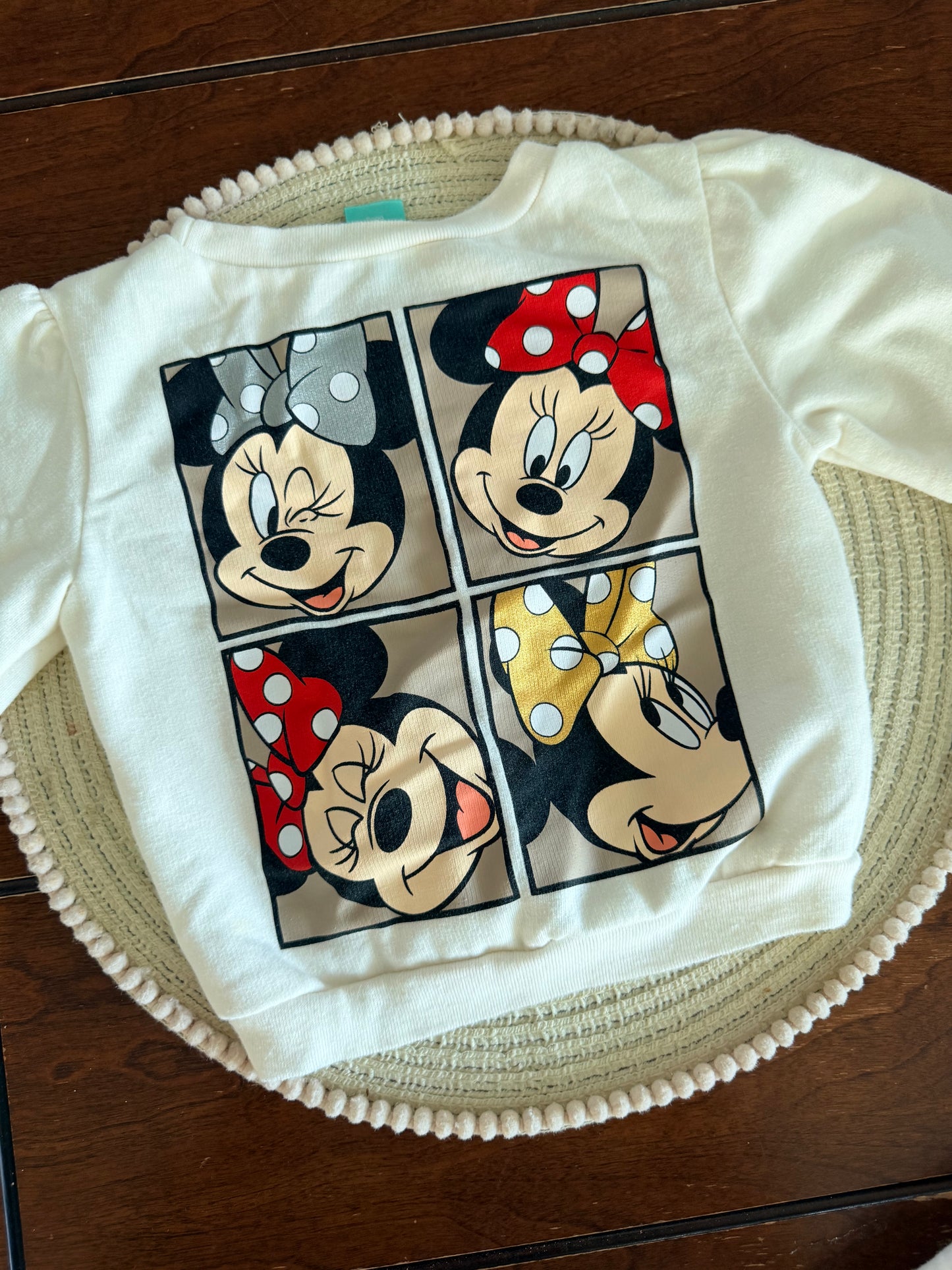 Ensemble Minnie mouse 12 mois (imparfait) pantalon